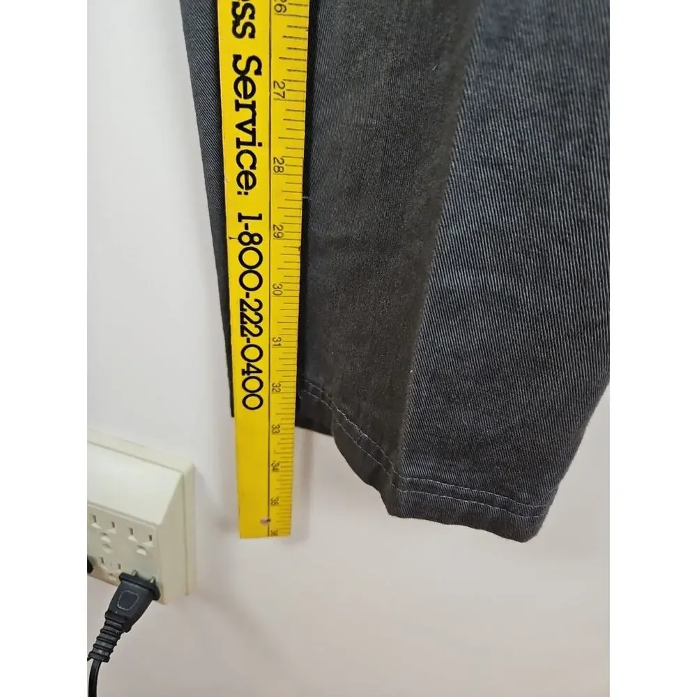Vtg 90's Bugle Boy Pant 30x33 Gray pleated Parachute Super Baggy Tapered